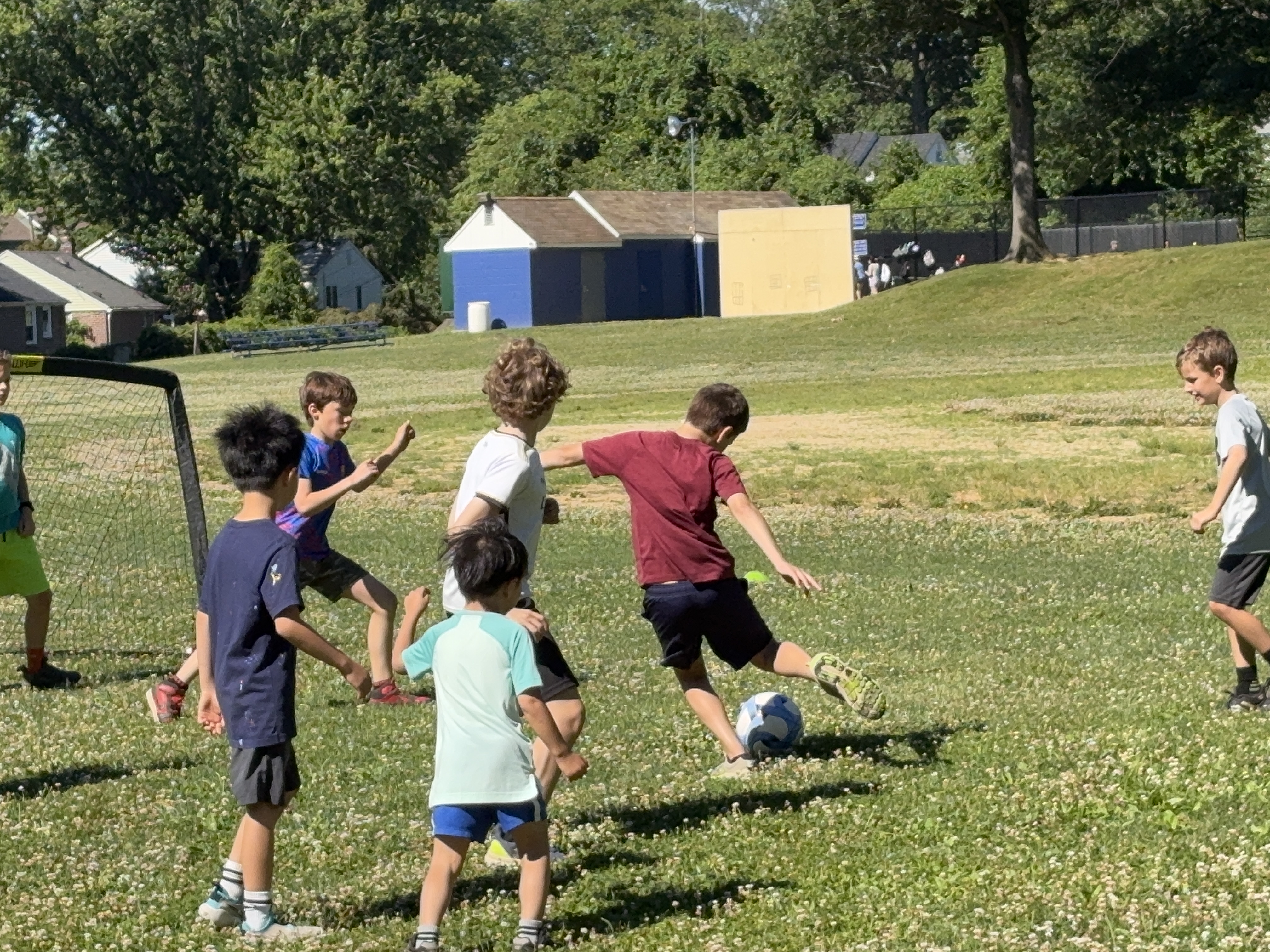 Joey with picture perfect kicking form