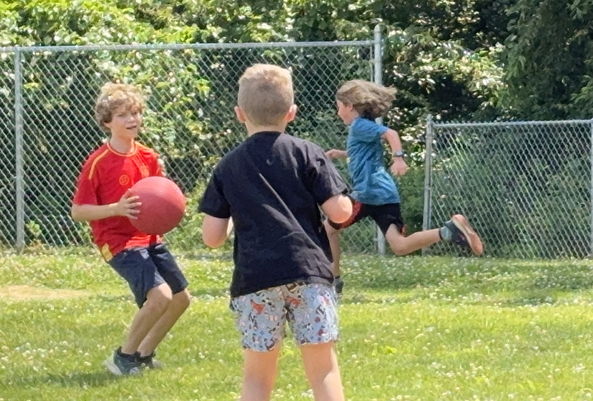 Brady showing off his speed