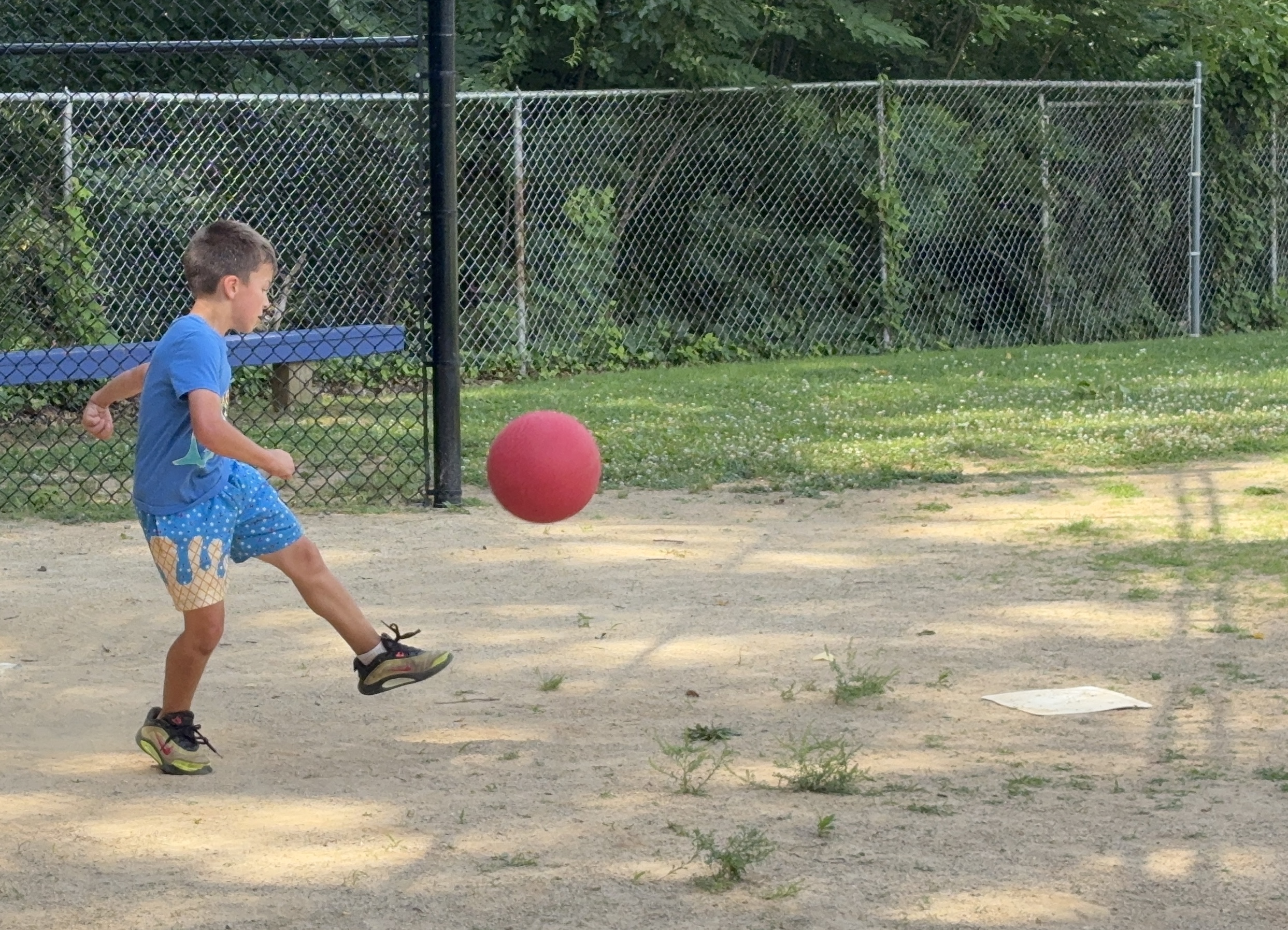 Logan getting in on the offense