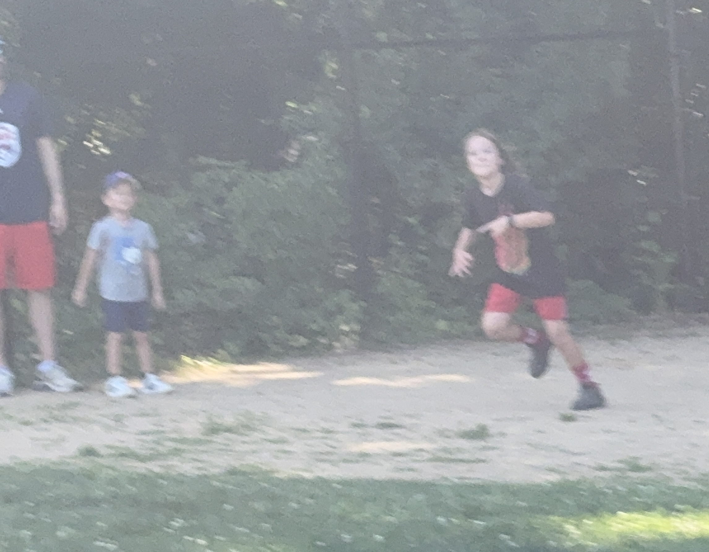 Griffin admiring his hit