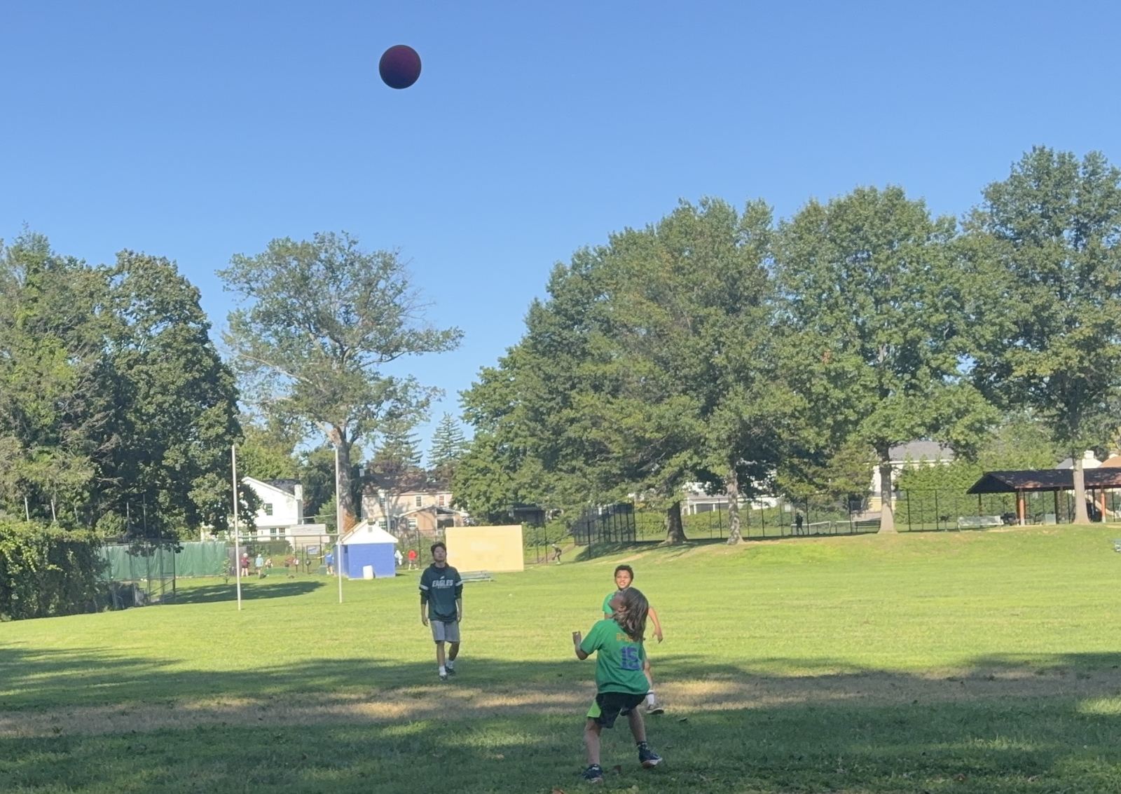 Brady trying for an over-the-shoulder catch